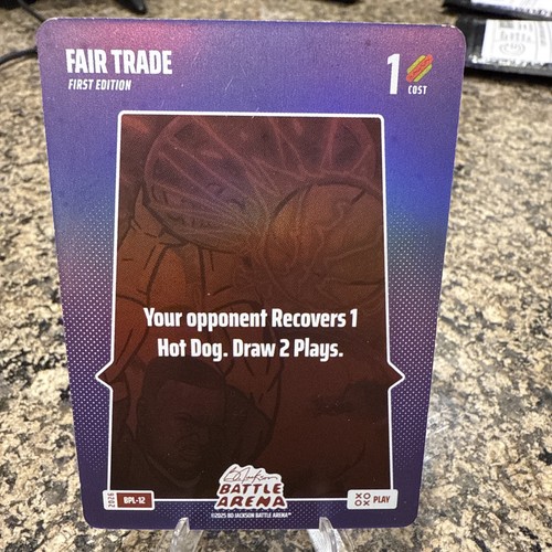 2026 Bo Jackson Battle Arena Fair Trade #BPL-12 Bonus Play Foil SSP!!🔥💰