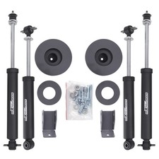 2 Lift Kit W Shock For Jeep Wrangler Tj Unlimited 4wd 2004-2006 Silver Painted