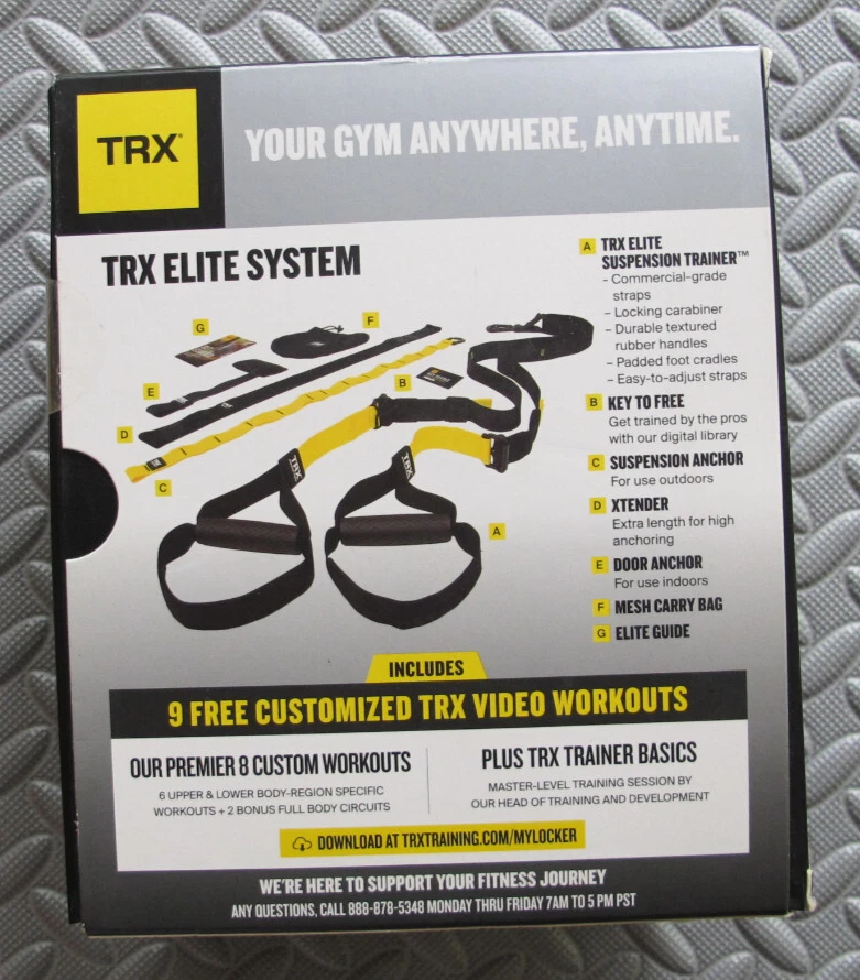 Тренажер с подвеской TRX Elite System черный/желтый - Изображение 2 из 4