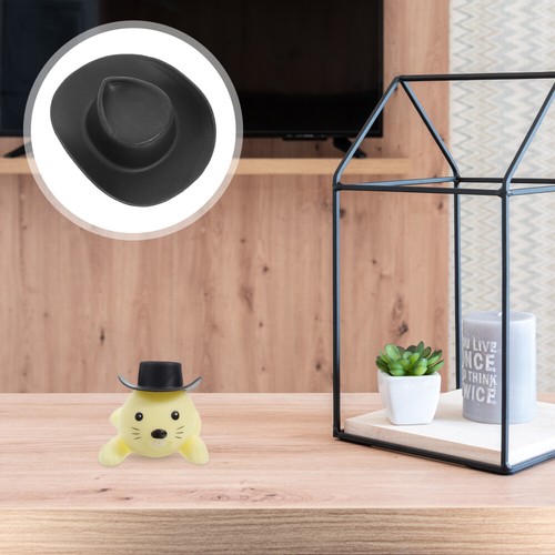 Mini sombreros de vaquero miniatura sombrero occidental juego de simulación muñeca accesorios de fiesta 20 piezas - Imagen 5 de 11