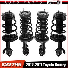 Set of 4 For 2012-2017 Toyota Camry 2 Front+2 Rear Complete Struts Coil Springs