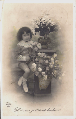 ◆codegraphy◆ Woman WAVE Codegraphy Piping Color Scheme Bac Victorian Girl Black and White Vintage RPPC B185 | eBay