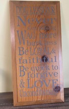 New Dog Lessons Wood sign 18  x7  - Pet Lovers Wooden Sign