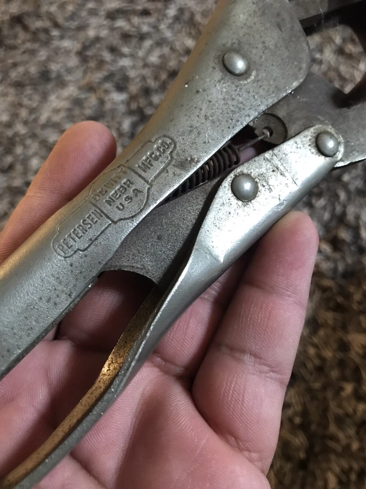 Vintage Peterson Dewitt USA  Vise Grip Welding Clamps No 9 - Image 2 of 4