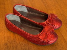 Nina Girls Kenzee Red Bow Ballet Flats Shoes 5 Medium. Cute