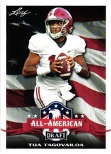 2020 LEAF DRAFT ALL-AMERICAN TUA TAGOVAILOA FOOTBALL CARD #62