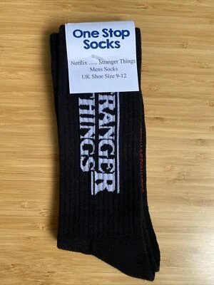 ONE STOP SOCKS Netflix Stranger Things Men’s Socks UK SIZE 9-12 (C45)