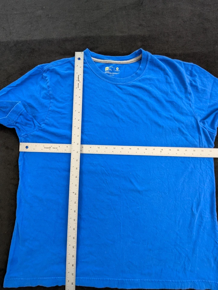 Xersion Xtreme Tee Blue Short Sleeve Cotton T-Shirt Men's 2XL - Image 4 of 4