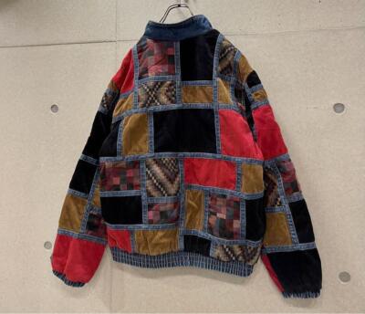 Supreme Corduroy Patchwork Denim Jacket FW18 Blue Red Box Supreme Corduroy Patchwork Denim Jacket FW18 Blue Red Box