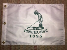 PINEHURST 1895 CLUB NUMBER NO 2 US OPEN PGA TOUR PIN FLAG W GROMMETS FREE SHIP
