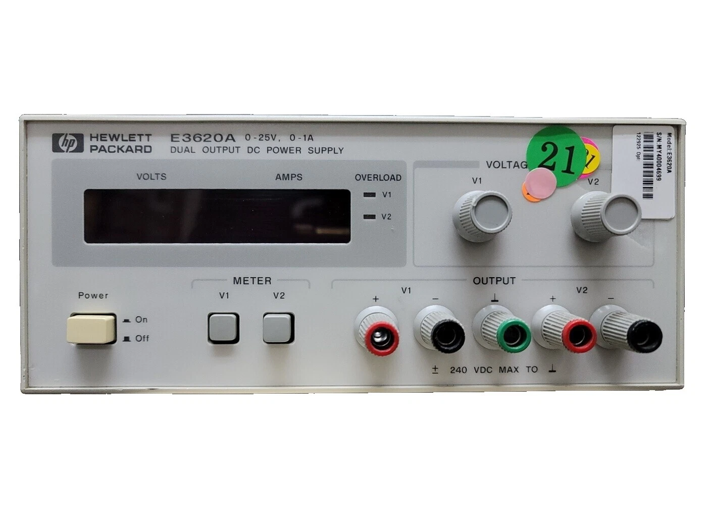 HP Adjustable 1 A Maximum Current Output Power Supplies