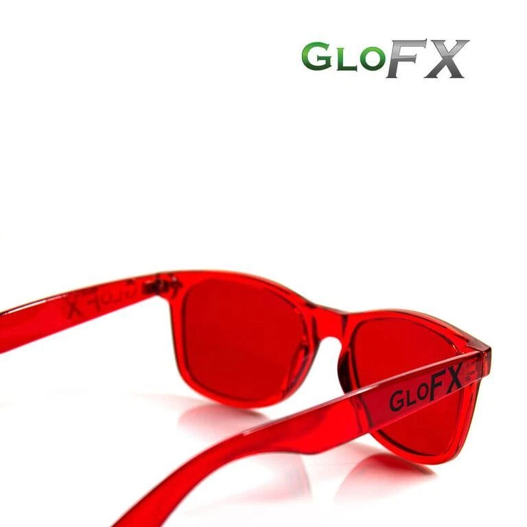Gafas de sol GloFX de terapia de color rojo para póker sensación de vitalidad y poder Foto 4 de 4