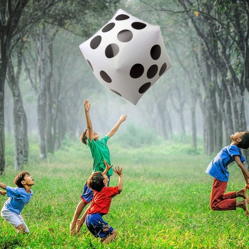 Aufblasbare Jumbo-Würfel für Indoor & Outdoor-Spiele - Bild 3 von 8