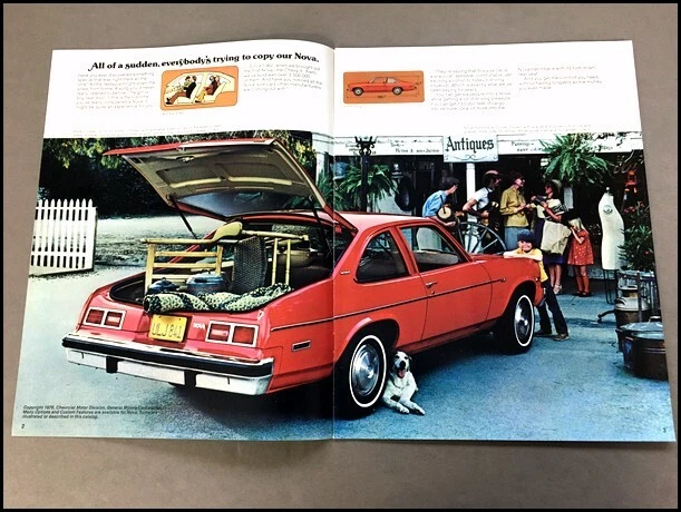 1977 Chevrolet Nova 12-page Original Car Dealer Sales Brochure Catalog Chevy SS Foto 2 de 4