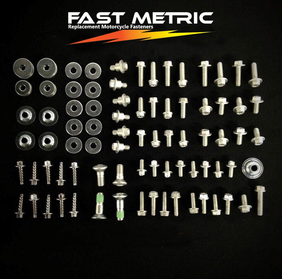 97pc FULL PLASTICS BOLT KIT KTM SX XC MXC EXC OEM MATCH 450 500 | eBay