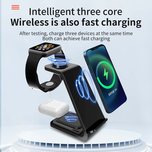 30W Fast Wireless Charger Stand Dock Pad For iPhone 15 13 Pro 14 12 Samsung S24+ - Picture 6 of 23