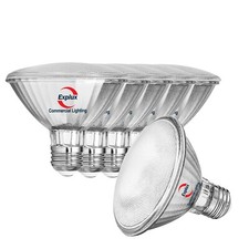 Explux Commercial-Grade LED PAR30 Short Neck Flood Light Bulbs, 75W Equivalen...