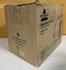 BISSELL 2458 Spotclean Pro Pet Portable Carpet Deep Cleaner Kit, *Read*