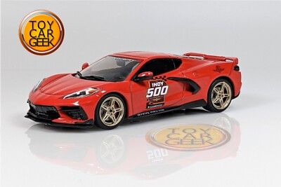 2020 Corvette C8 Stingray - Indy 500 Pace Car 1:43 Greenlight 86622-Indy