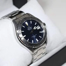 Orient Mako Automatic Stainless Steel Navy Dial Men's Sports Watch RA-AC0Q02L