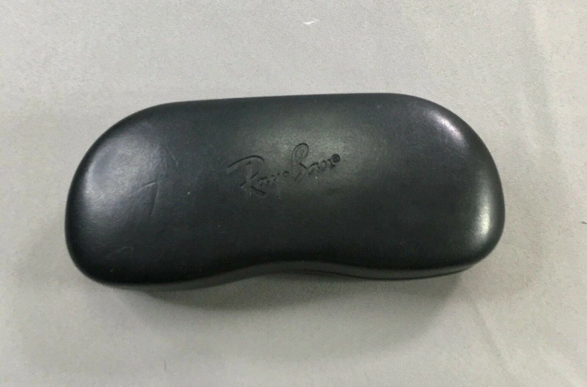 Ray Ban Eyeglass Case Black White Size One Size Leather Sunglasses Case 2146