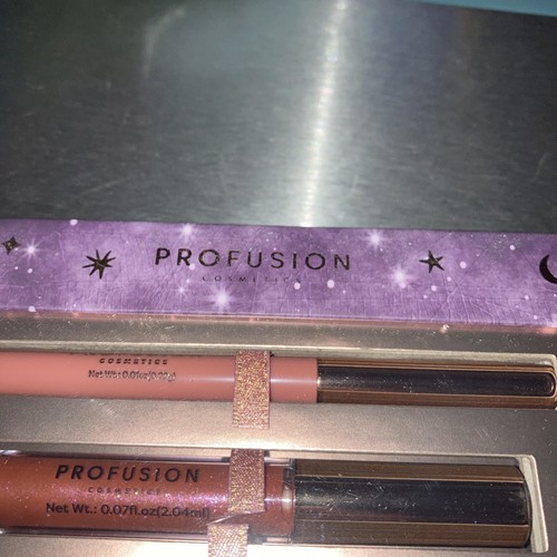 Paleta de sombras de ojos Profusion Cosmetics desnudos místicos con conjunto de maquillaje con brillo labial - Imagen 3 de 9
