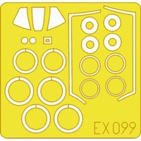 MW22 Eduard EX099 F-86F 1/48 Mask For Academy