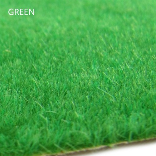 New Faux Grass Landscape Turf Mat Model DIY 00 N Gauge Paper Scenery Layout Lawn - Picture 4 of 9