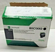 Lexmark 80C1XK0 801XK CX510 Black Extra High Yield R.P. Toner Cartridge Genuine 