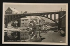 Postcard CP AUSTRIA - Waidhofen a.d. Ybbs Zeller High Bridge