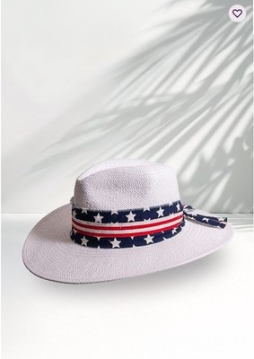 Straw Americana Sun Hat