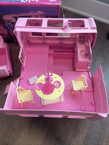 Vintage 1988 Mattel Barbie Magical Motor Home Camper Zubehör & Box - Bild 2 von 23