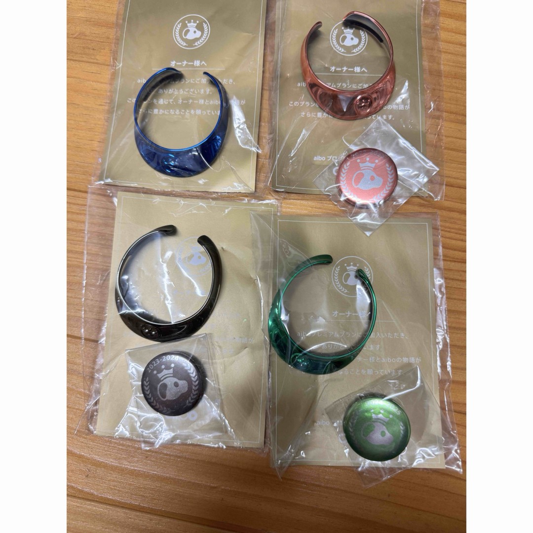 aibo & アクセサリー Sony Aibo Premium Plan Limited Collar Set 2021-2024 Metallic Blue