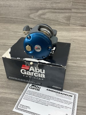 Abu Garcia Ambassadeur 6600C4 - Round Baitcasting Reel Denim Blue