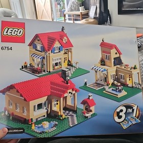 LEGO Family Home 6754 Creator 3 in 1 Complete Set 976 Pieces Ages 8-12