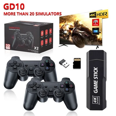 58000+ 256G Retro Games Video Game Console TV Stick 4K HDMI Wireless Controller