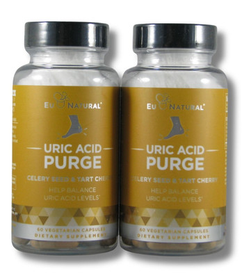 Eu Natural Purge Uric Acid Flush Eat & Drink What You Want Uric Acid Support 120