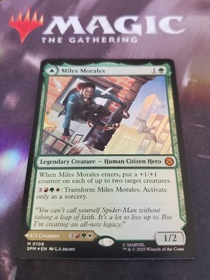 Mtg. Miles Morales. Foil. Marvel's Spider-Man. Pack Fresh 