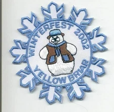 2002 Yellowbriar Winterfest patch