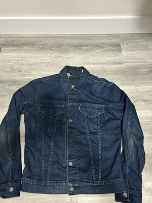 Levi's RAW DENIM Trucker Jacket Unisex Mens xs Womens S