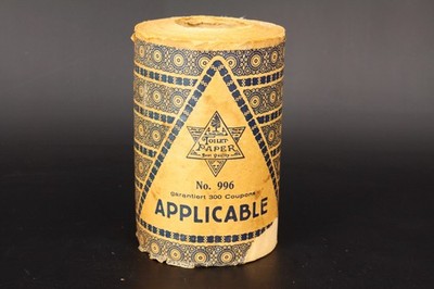Historischer Hygieneartikel, Klopapier, Toilet Paper No.996, mit Banderole #B4