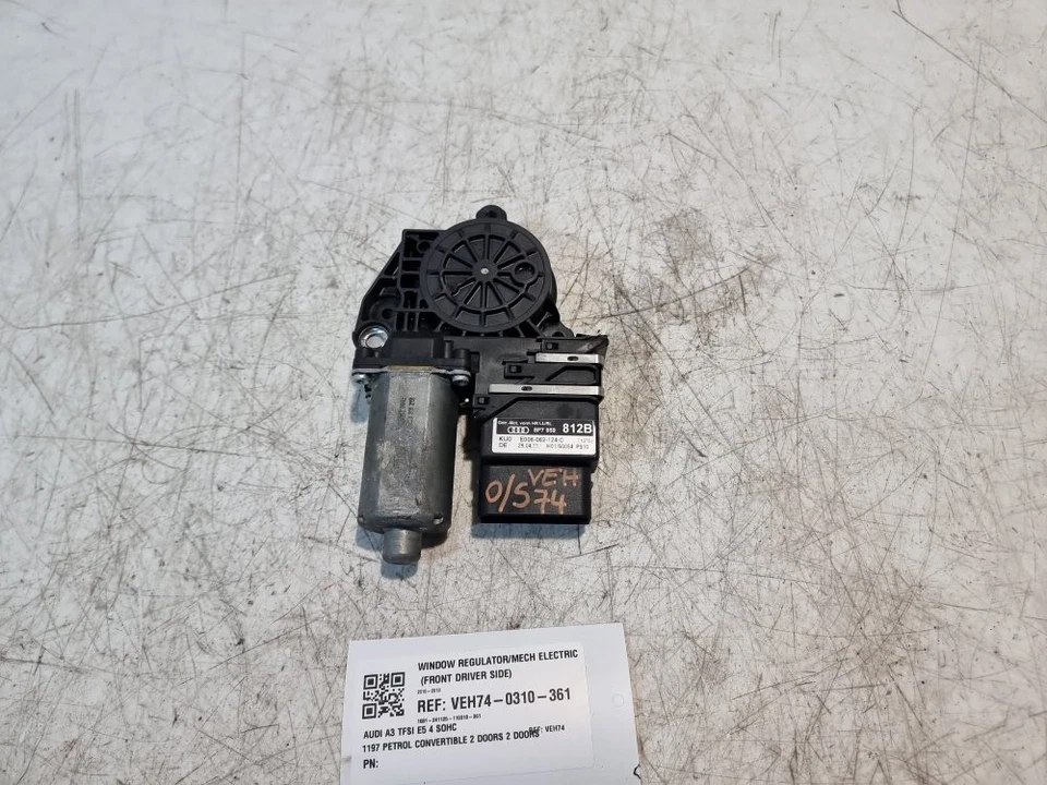 Motor ventana trasera derecha Audi A3 O/S 1.2 gasolina 2012 convertible OEM 8P7959812B Foto 2 de 4