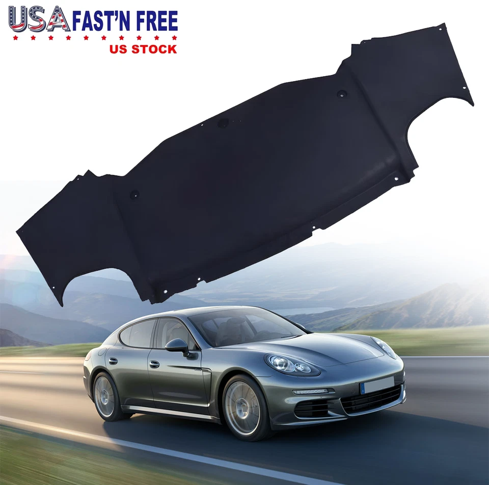Fits For 2010-2015 Porsche Panamera Rear Underbody Splash Shield #970-504-115-08 - Изображение 3 из 4
