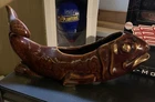 Vintage MCM McCoy Koi Fish Ceramic Planter