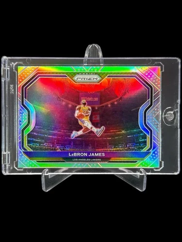 2020 Prizm LEBRON JAMES KOBE TRIBUTE DUNK SILVER REFRACTOR SSP VARIATION🔥RARE🔥