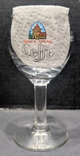 LEFFE BELGIAN BEER GLASS CHALICE - 25 cl / 8 oz - EXCELLENT CONDITION