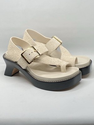 Loewe Ease heel suede sandal size 37 Retail $1350