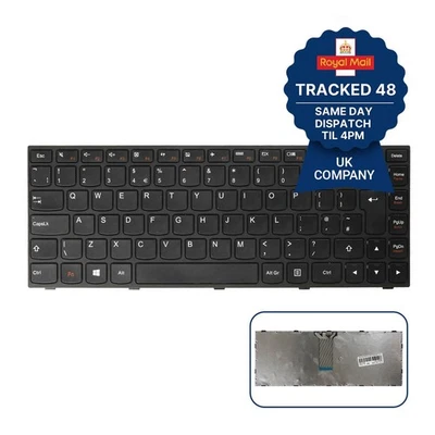 For Lenovo Flex 2-14/G40/Z40-70 Laptop Keyboard Replacement UK Layout Black