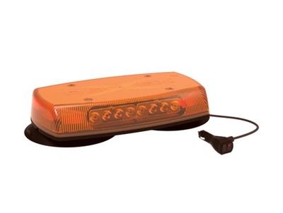 ECCO Reflex 5590 15 LED Minibar Amber Lens w/ Clear LEDs Vacuum Mount