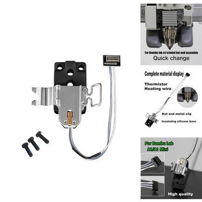 Hotend Heating Assembly 390C Ceramic Heater Thermistor Kit for A1 A1 Mini DIY